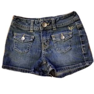 Girls Justice Jean shorts size 8S